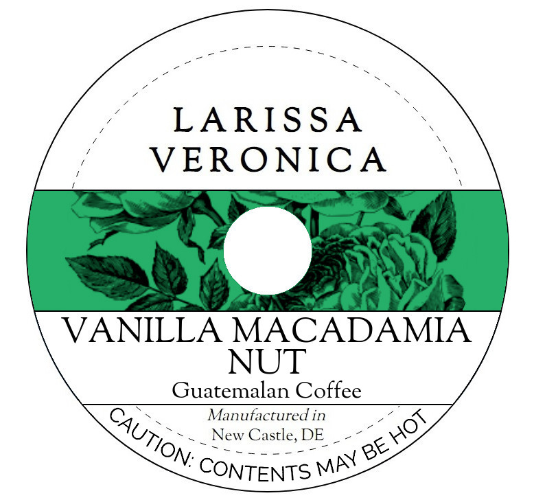 Vanilla Macadamia Nut Guatemalan Coffee <BR>(Single Serve K-Cup Pods)