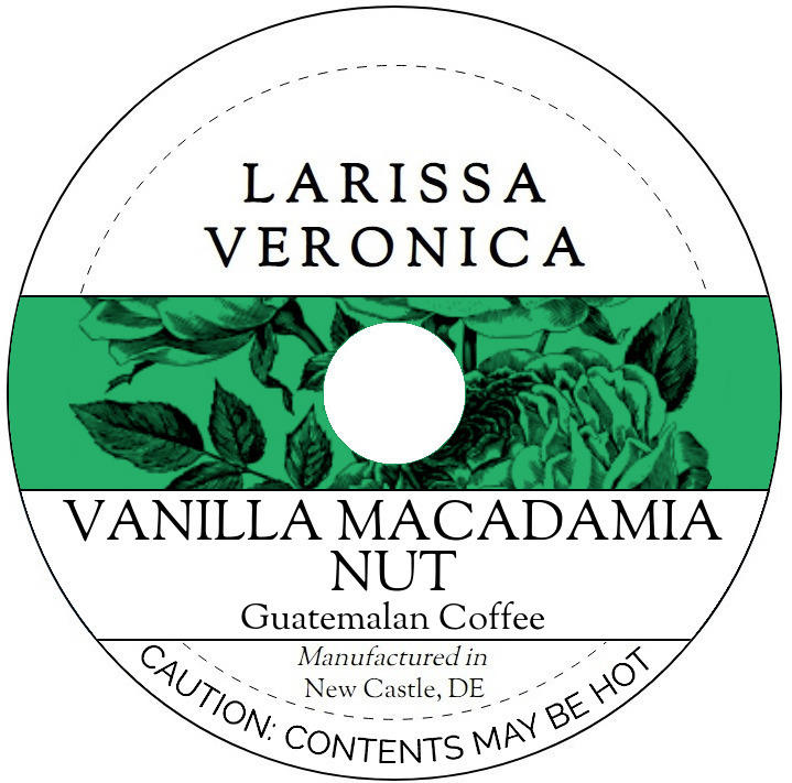 Vanilla Macadamia Nut Guatemalan Coffee <BR>(Single Serve K-Cup Pods)