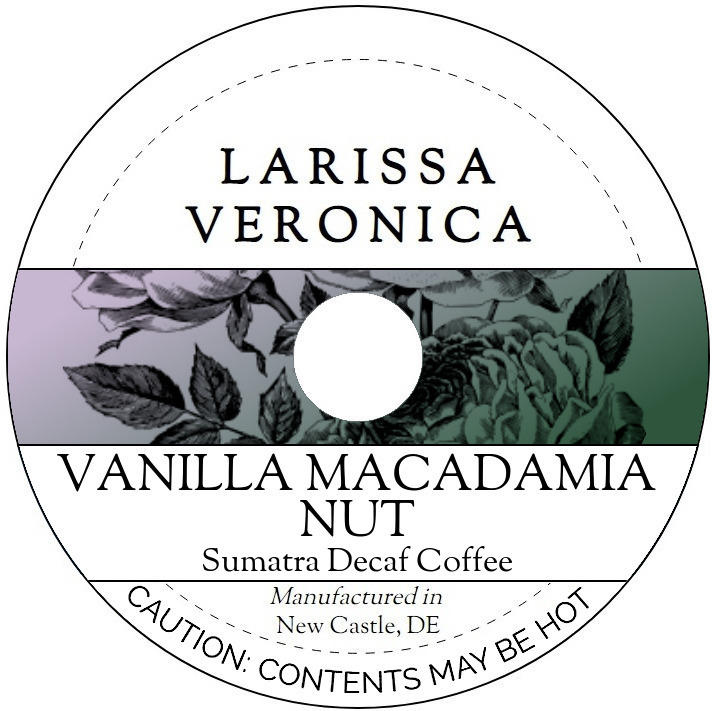 Vanilla Macadamia Nut Sumatra Decaf Coffee <BR>(Single Serve K-Cup Pods)