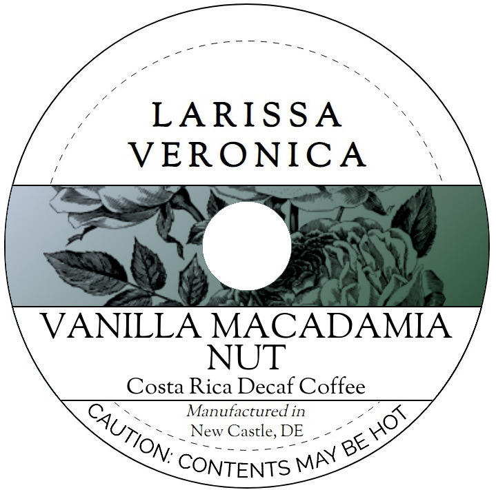 Vanilla Macadamia Nut Costa Rica Decaf Coffee <BR>(Single Serve K-Cup Pods)