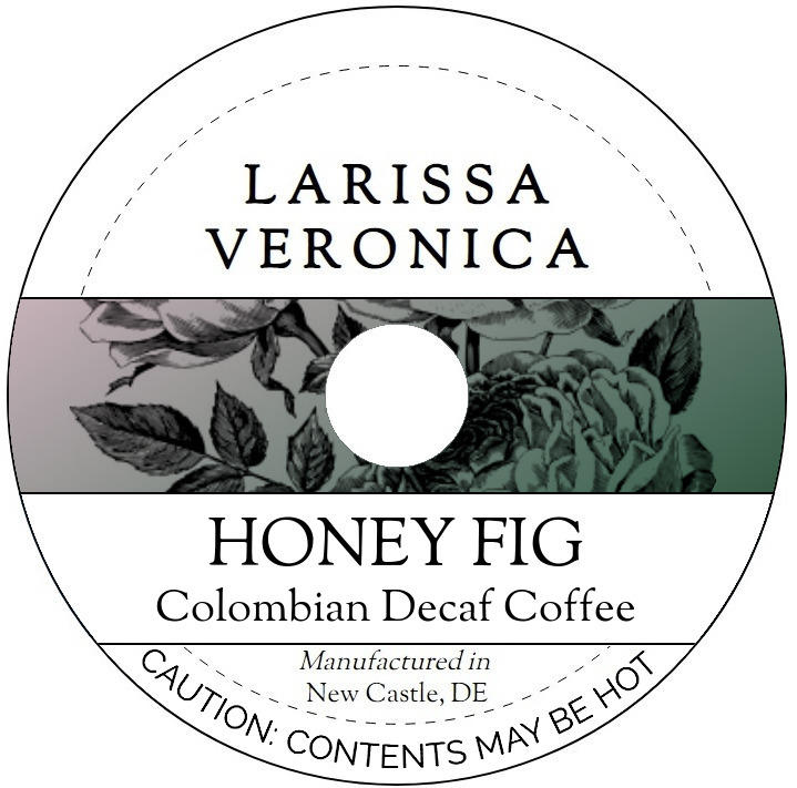 Honey Fig Colombian Decaf Coffee <BR>(Single Serve K-Cup Pods)