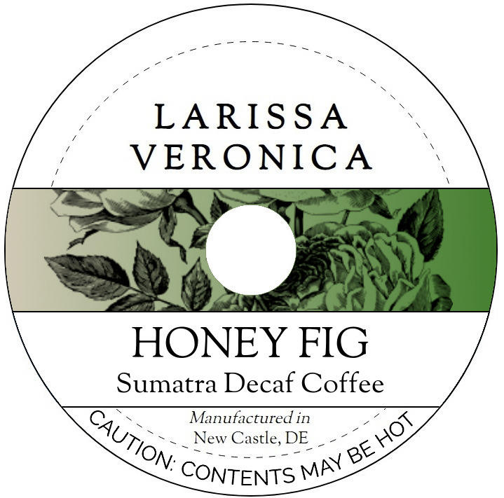 Honey Fig Sumatra Decaf Coffee <BR>(Single Serve K-Cup Pods)