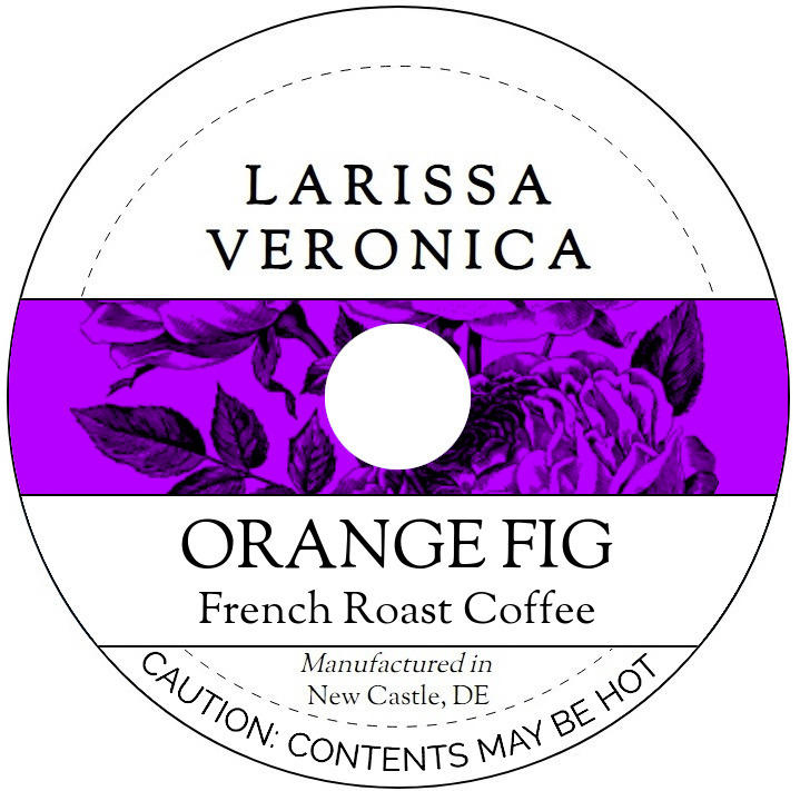Orange Fig French Roast Coffee <BR>(Single Serve K-Cup Pods)