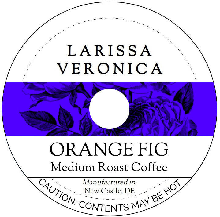 Orange Fig Medium Roast Coffee <BR>(Single Serve K-Cup Pods)