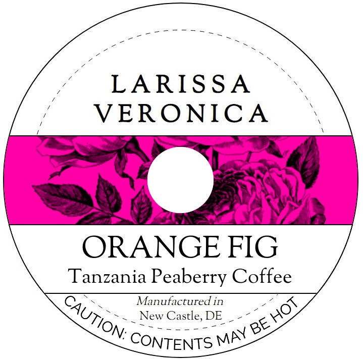 Orange Fig Tanzania Peaberry Coffee <BR>(Single Serve K-Cup Pods)