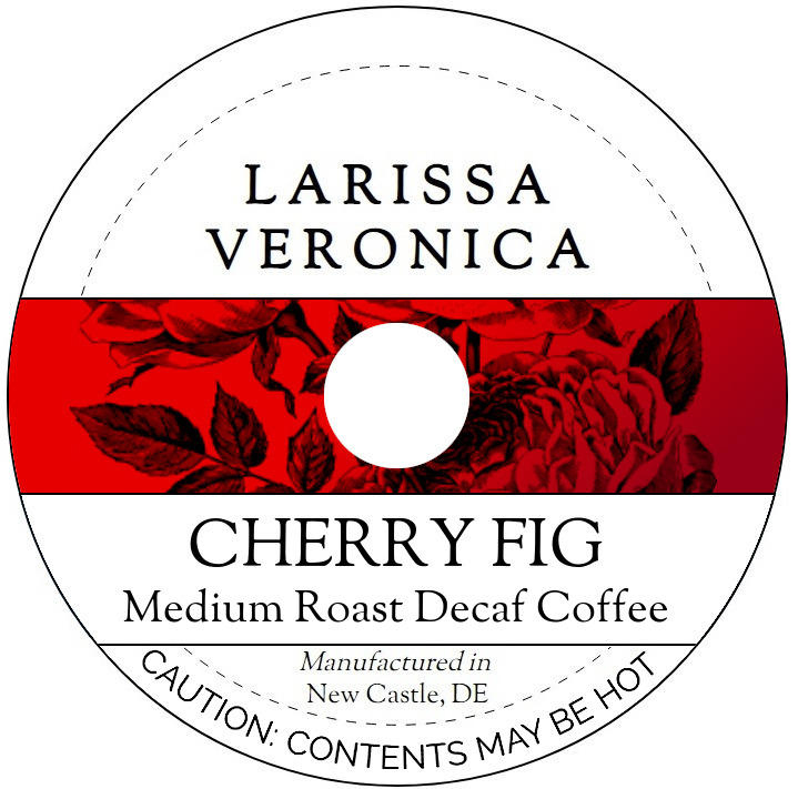 Cherry Fig Medium Roast Decaf Coffee <BR>(Single Serve K-Cup Pods)