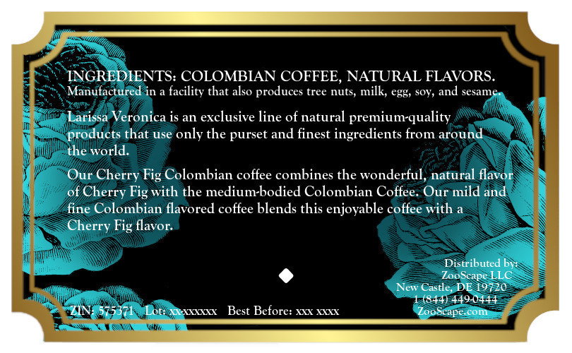 Cherry Fig Colombian Coffee <BR>(Single Serve K-Cup Pods)