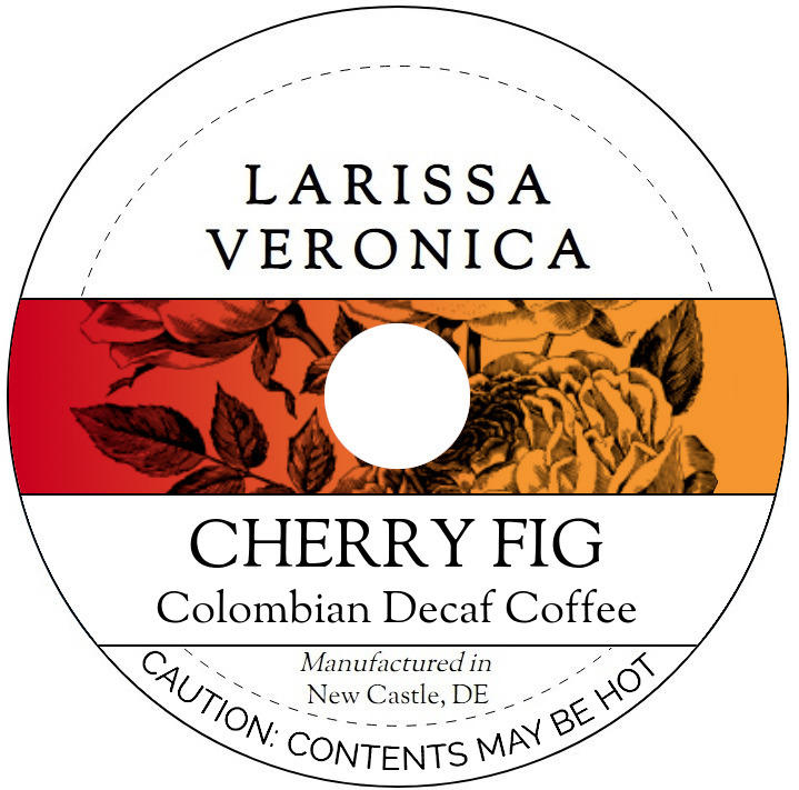 Cherry Fig Colombian Decaf Coffee <BR>(Single Serve K-Cup Pods)