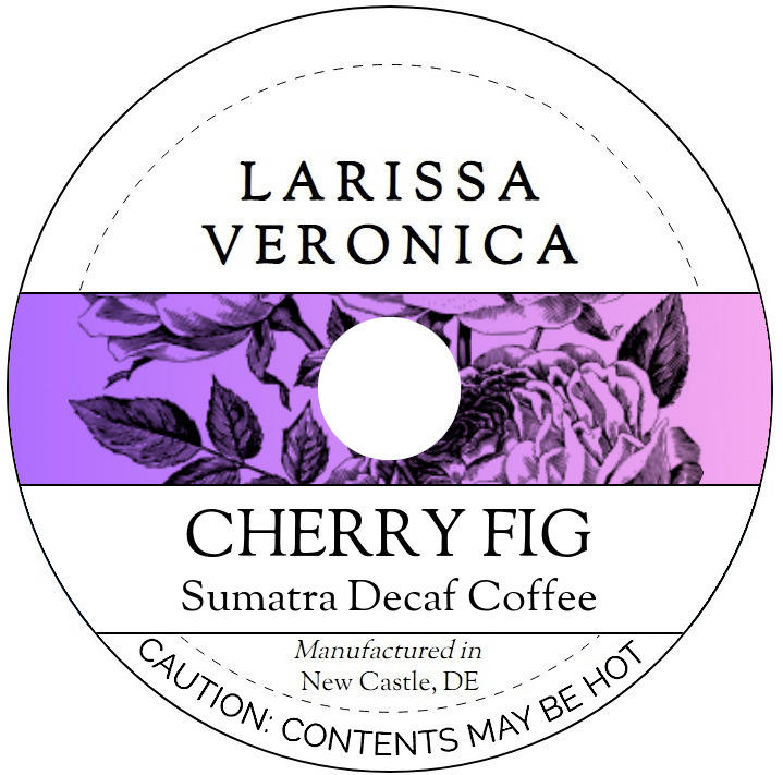 Cherry Fig Sumatra Decaf Coffee <BR>(Single Serve K-Cup Pods)