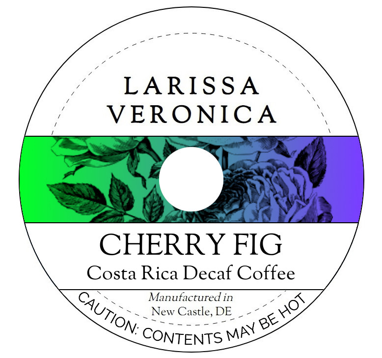 Cherry Fig Costa Rica Decaf Coffee <BR>(Single Serve K-Cup Pods)