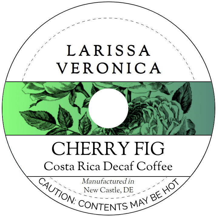 Cherry Fig Costa Rica Decaf Coffee <BR>(Single Serve K-Cup Pods)