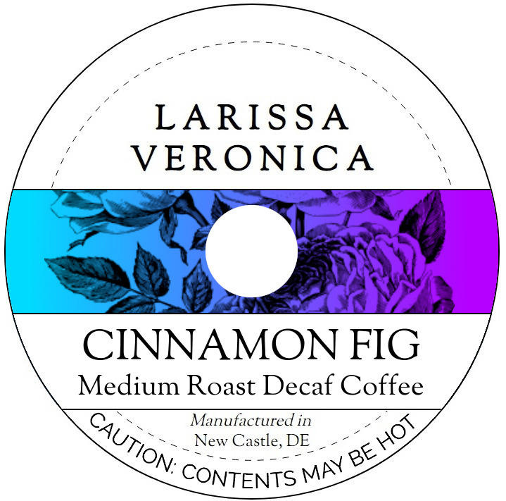 Cinnamon Fig Medium Roast Decaf Coffee <BR>(Single Serve K-Cup Pods)