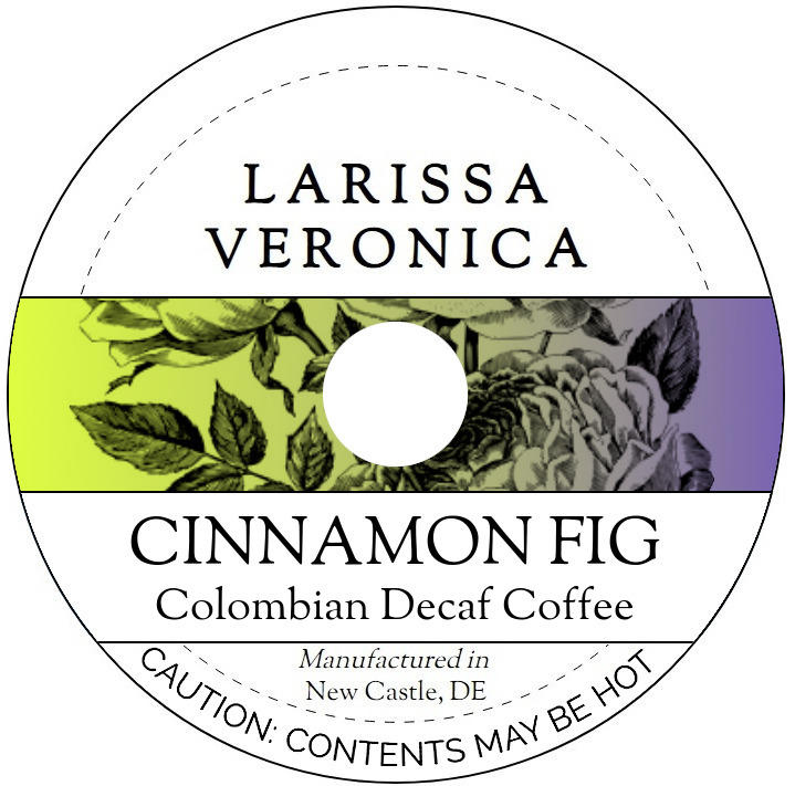 Cinnamon Fig Colombian Decaf Coffee <BR>(Single Serve K-Cup Pods)