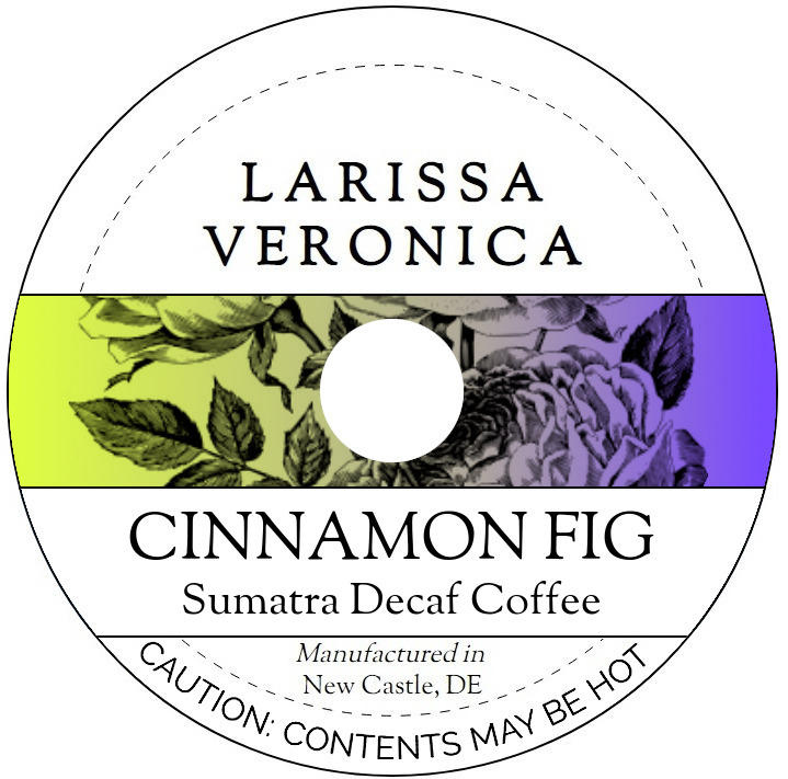 Cinnamon Fig Sumatra Decaf Coffee <BR>(Single Serve K-Cup Pods)