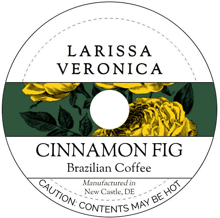 Cinnamon Fig Brazilian Coffee <BR>(Single Serve K-Cup Pods)