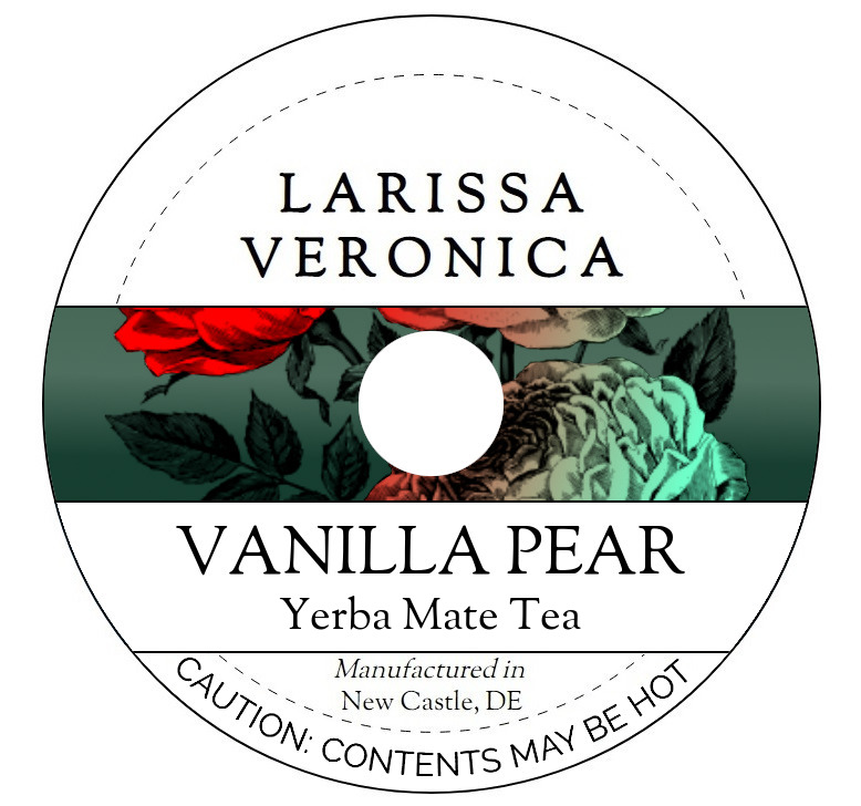 Vanilla Pear Yerba Mate Tea <BR>(Single Serve K-Cup Pods)