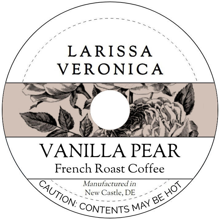 Vanilla Pear French Roast Coffee <BR>(Single Serve K-Cup Pods)