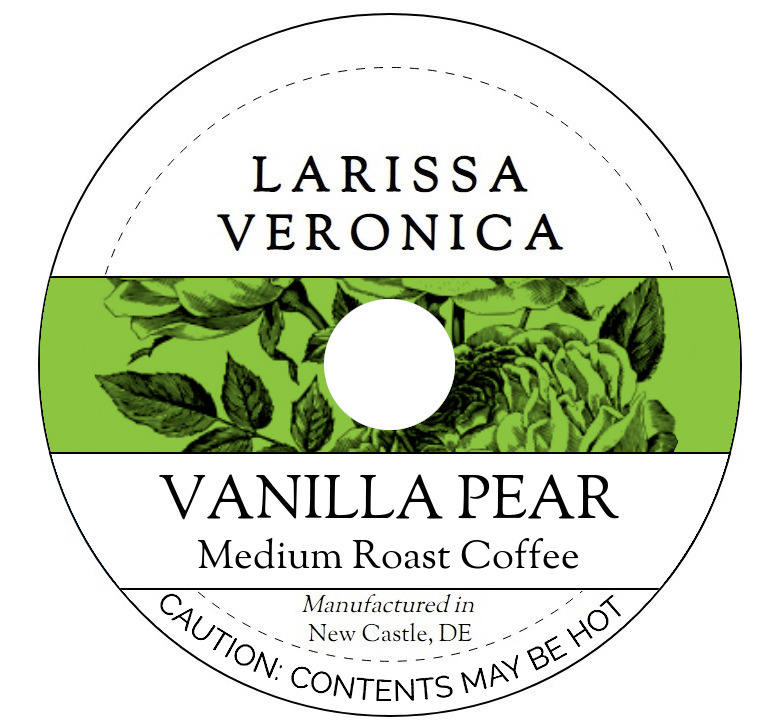 Vanilla Pear Medium Roast Coffee <BR>(Single Serve K-Cup Pods)