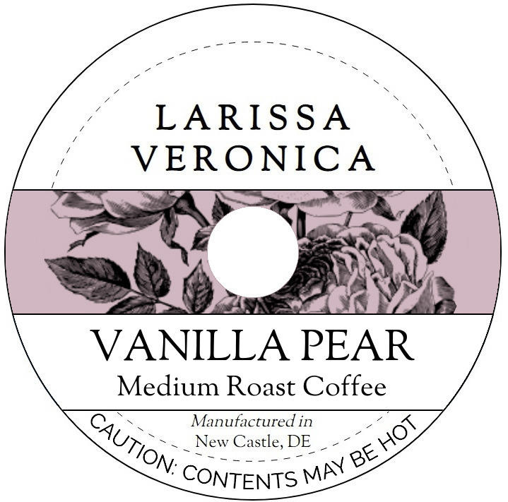 Vanilla Pear Medium Roast Coffee <BR>(Single Serve K-Cup Pods)