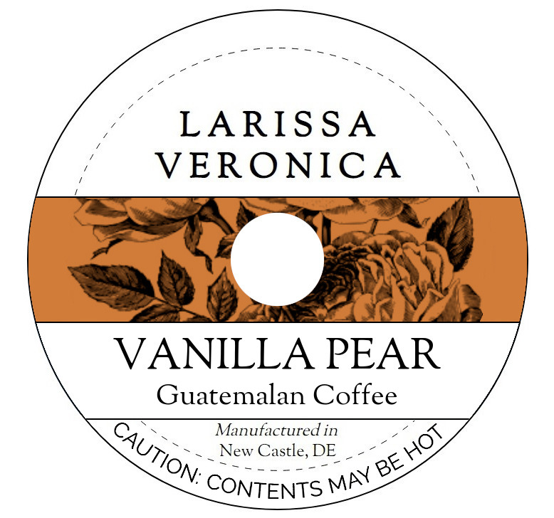 Vanilla Pear Guatemalan Coffee <BR>(Single Serve K-Cup Pods)