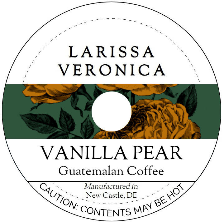Vanilla Pear Guatemalan Coffee <BR>(Single Serve K-Cup Pods)