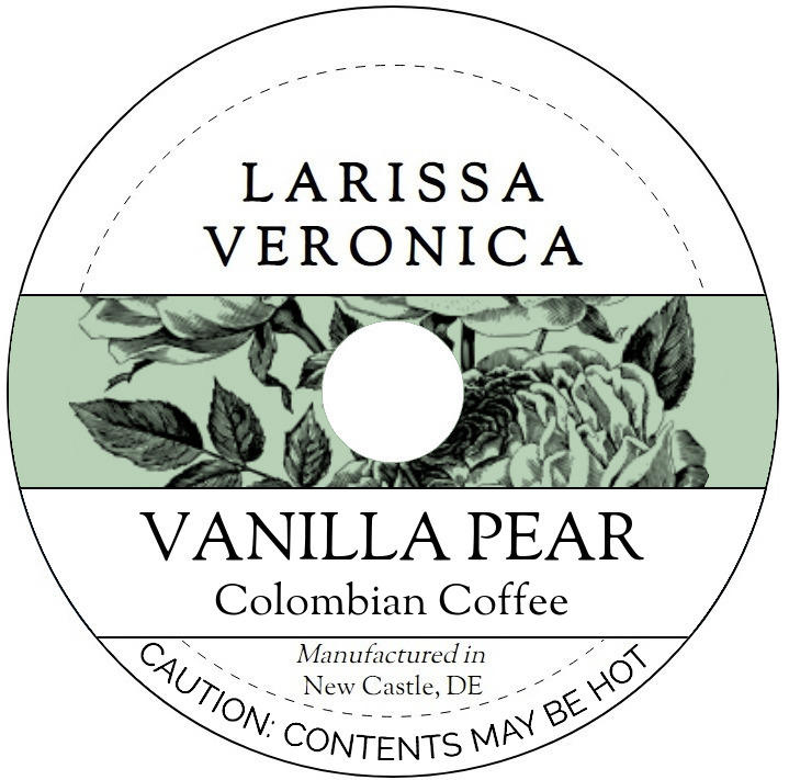 Vanilla Pear Colombian Coffee <BR>(Single Serve K-Cup Pods)