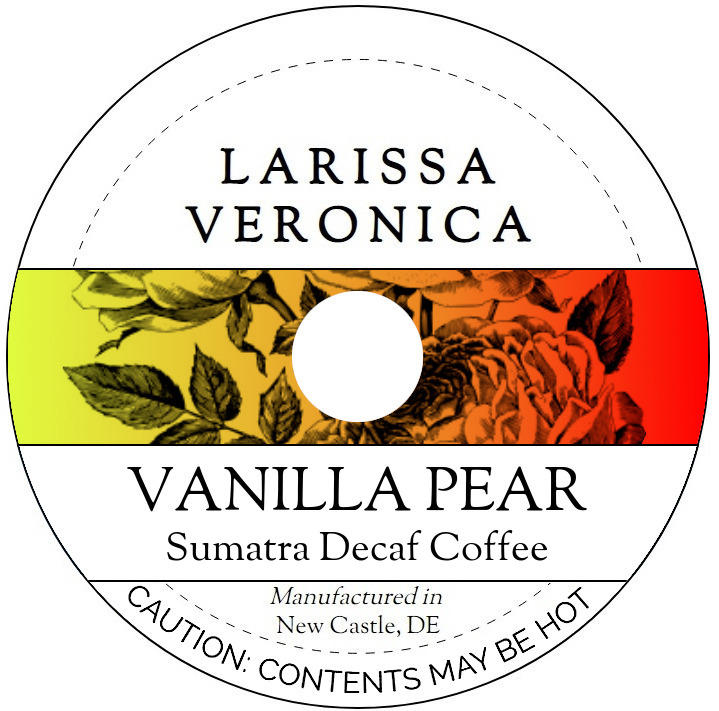 Vanilla Pear Sumatra Decaf Coffee <BR>(Single Serve K-Cup Pods)