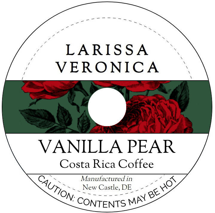 Vanilla Pear Costa Rica Coffee <BR>(Single Serve K-Cup Pods)