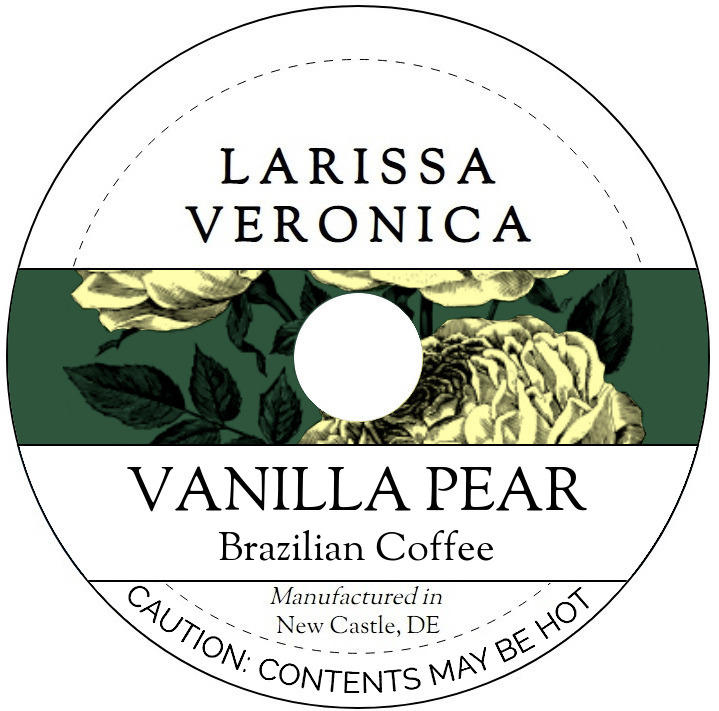 Vanilla Pear Brazilian Coffee <BR>(Single Serve K-Cup Pods)