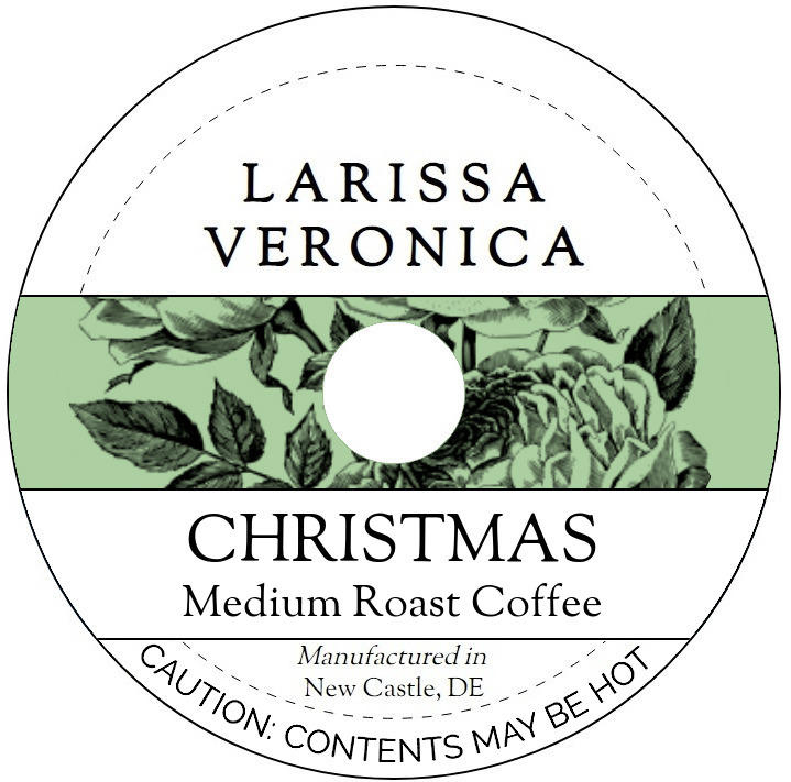 Christmas Medium Roast Coffee <BR>(Single Serve K-Cup Pods)