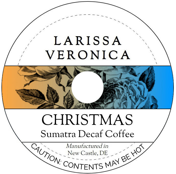 Christmas Sumatra Decaf Coffee <BR>(Single Serve K-Cup Pods)