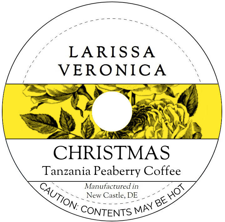 Christmas Tanzania Peaberry Coffee <BR>(Single Serve K-Cup Pods)