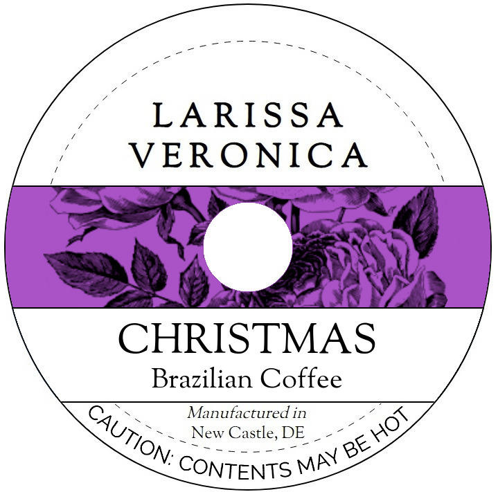 Christmas Brazilian Coffee <BR>(Single Serve K-Cup Pods)