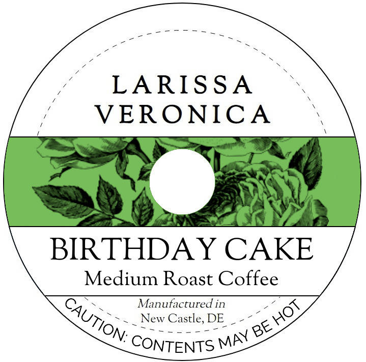 Birthday Cake Medium Roast Coffee <BR>(Single Serve K-Cup Pods)