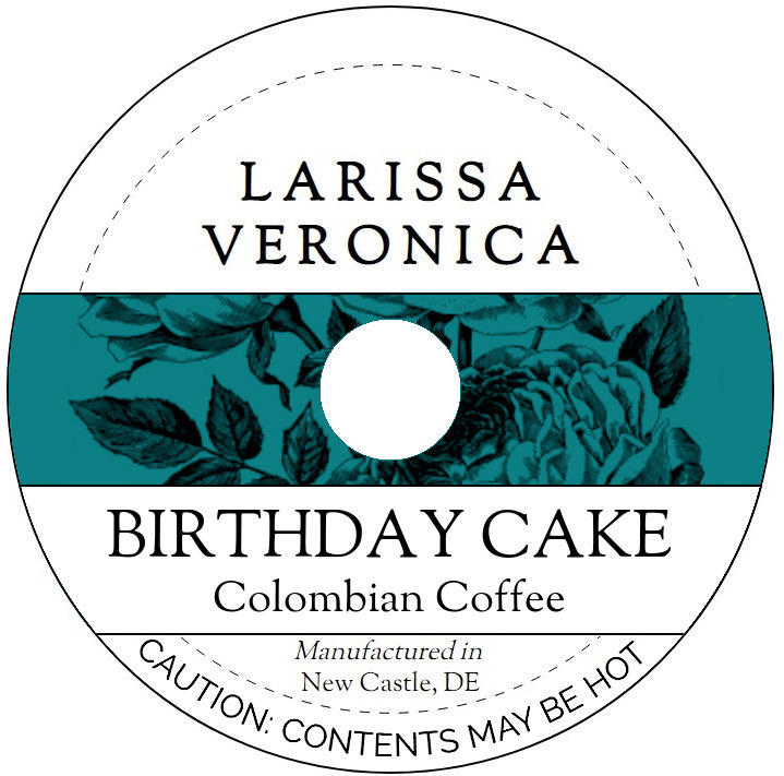 Birthday Cake Colombian Coffee <BR>(Single Serve K-Cup Pods)