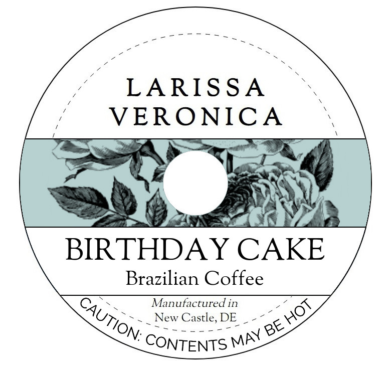 Birthday Cake Brazilian Coffee <BR>(Single Serve K-Cup Pods)
