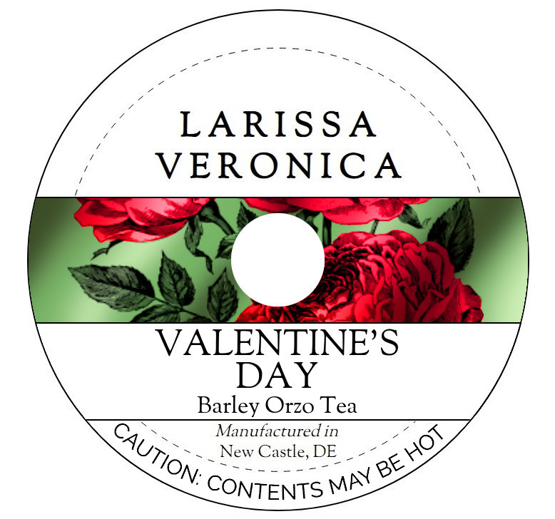 Valentine's Day Barley Orzo Tea <BR>(Single Serve K-Cup Pods)