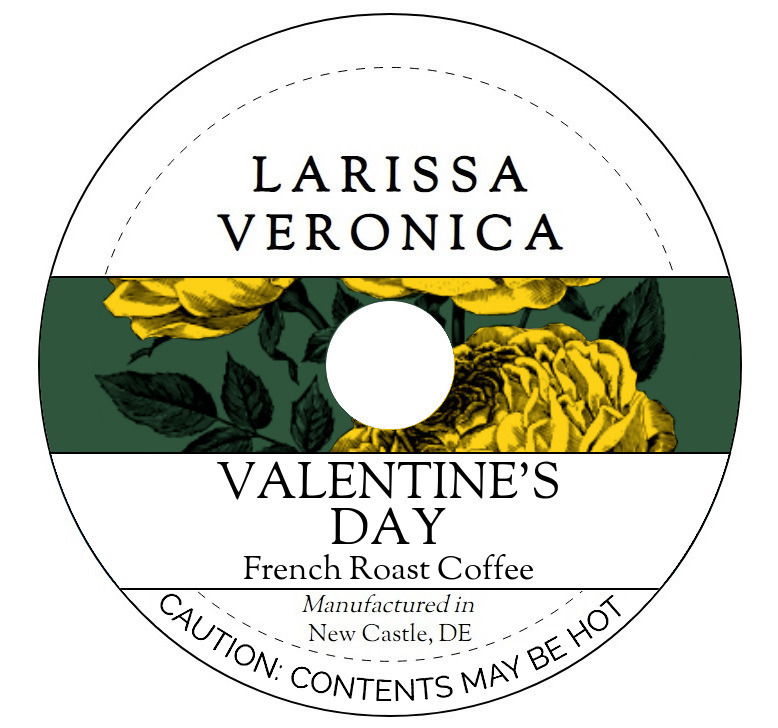 Valentine's Day French Roast Coffee <BR>(Single Serve K-Cup Pods)