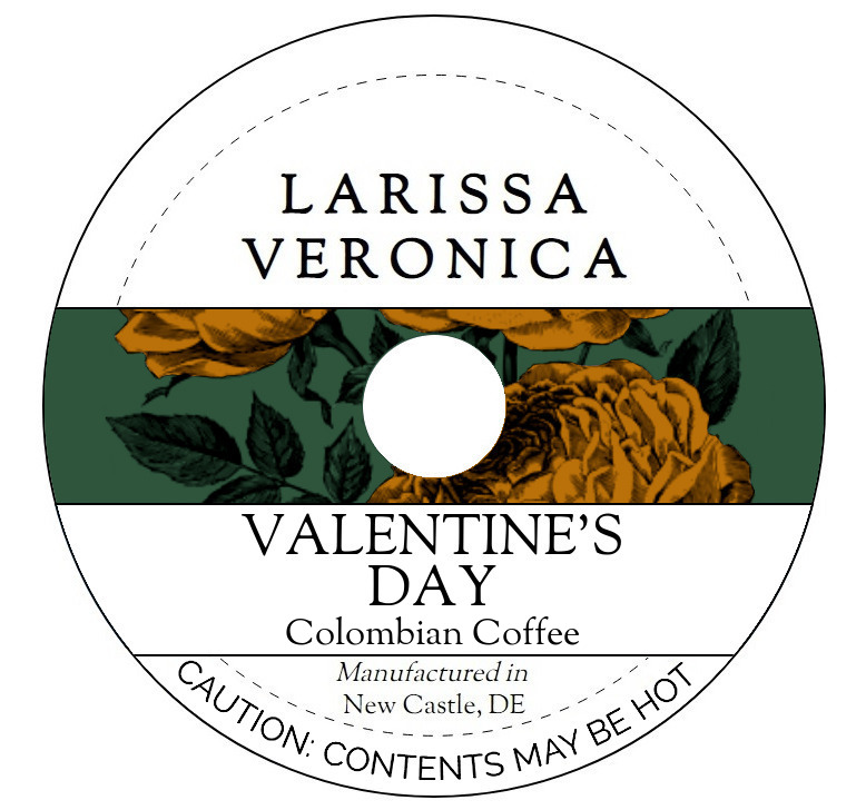 Valentine's Day Colombian Coffee <BR>(Single Serve K-Cup Pods)