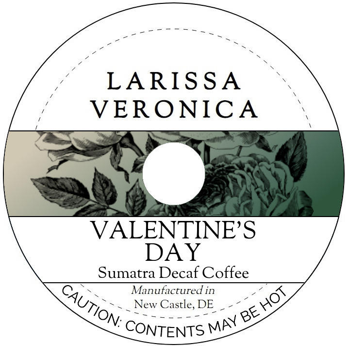 Valentine's Day Sumatra Decaf Coffee <BR>(Single Serve K-Cup Pods)