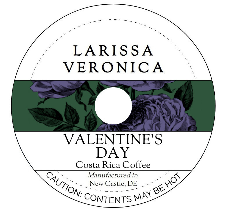 Valentine's Day Costa Rica Coffee <BR>(Single Serve K-Cup Pods)