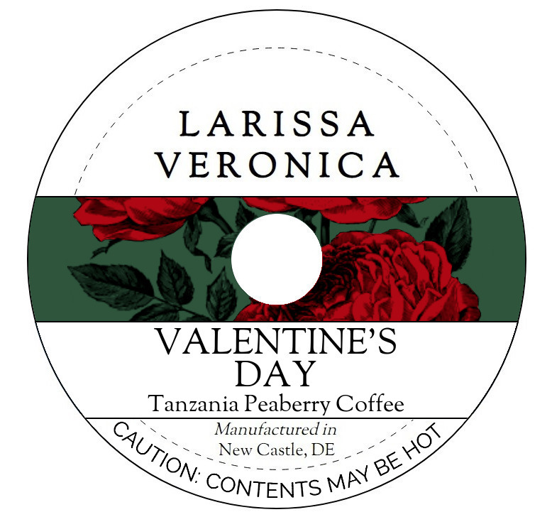 Valentine's Day Tanzania Peaberry Coffee <BR>(Single Serve K-Cup Pods)