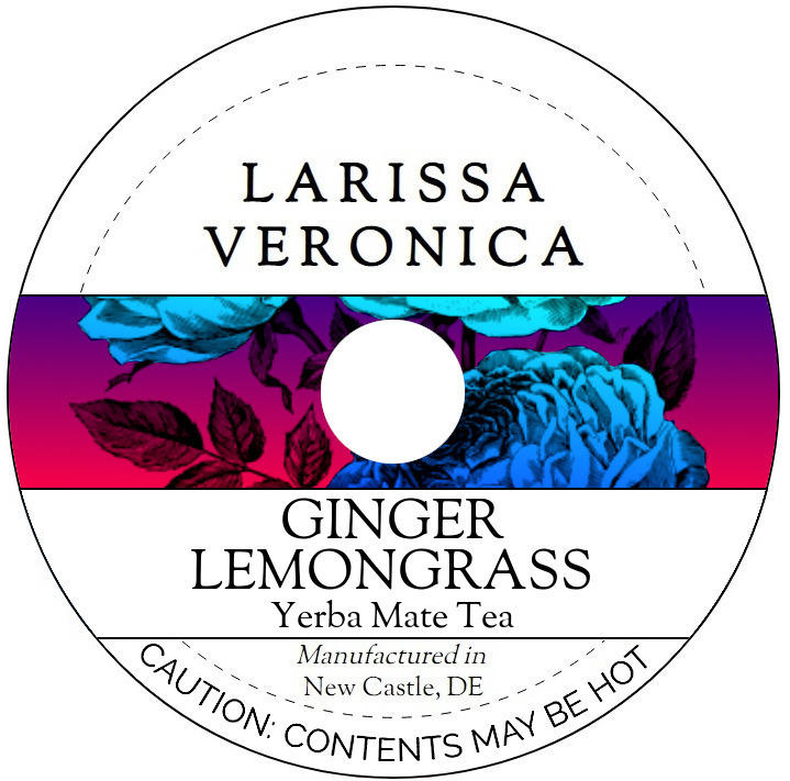 Ginger Lemongrass Yerba Mate Tea <BR>(Single Serve K-Cup Pods)