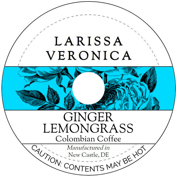 Ginger Lemongrass Colombian Coffee <BR>(Single Serve K-Cup Pods)