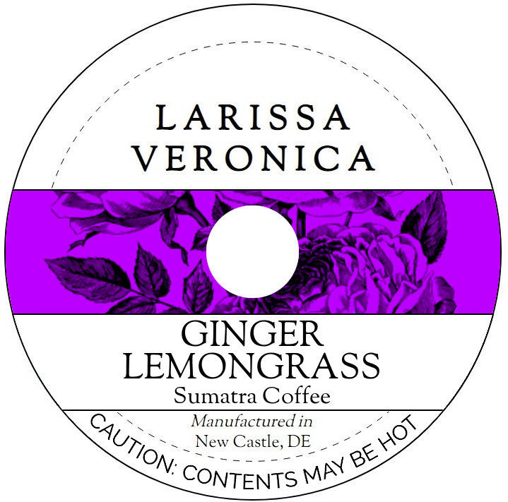 Ginger Lemongrass Sumatra Coffee <BR>(Single Serve K-Cup Pods)