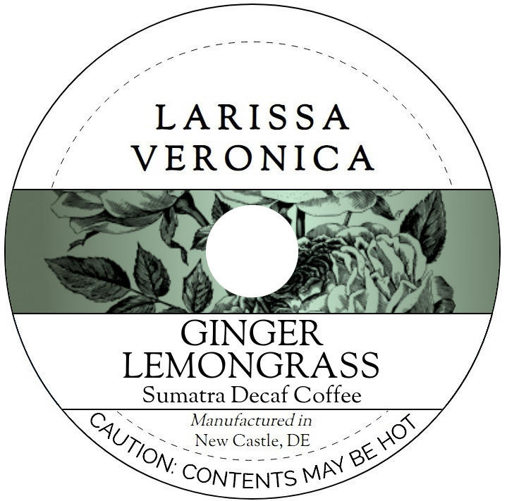 Ginger Lemongrass Sumatra Decaf Coffee <BR>(Single Serve K-Cup Pods)