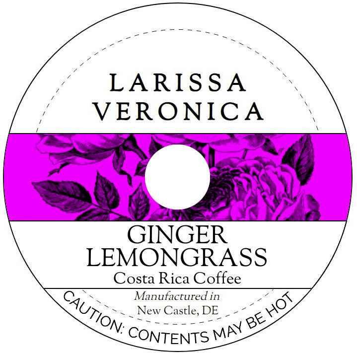 Ginger Lemongrass Costa Rica Coffee <BR>(Single Serve K-Cup Pods)