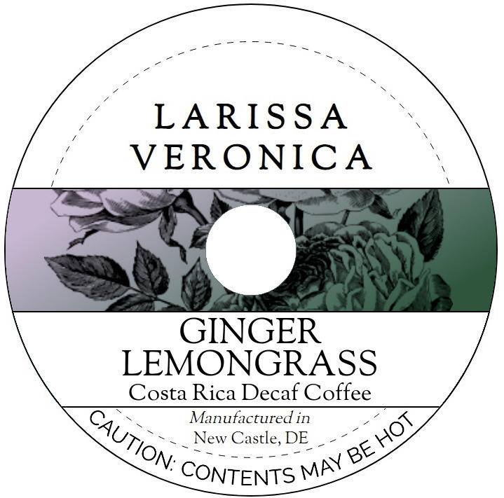 Ginger Lemongrass Costa Rica Decaf Coffee <BR>(Single Serve K-Cup Pods)