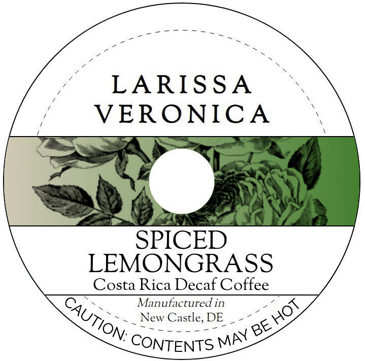 Spiced Lemongrass Costa Rica Decaf Coffee <BR>(Single Serve K-Cup Pods)