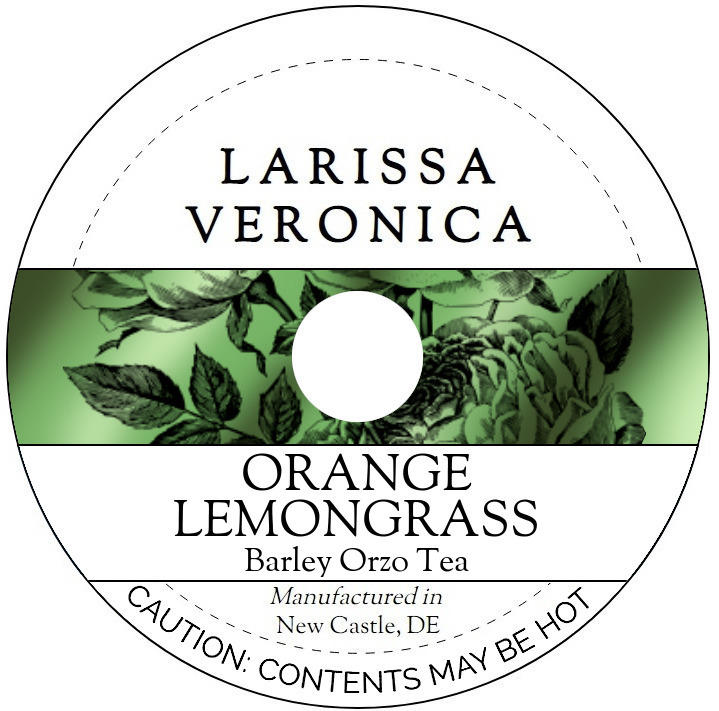 Orange Lemongrass Barley Orzo Tea <BR>(Single Serve K-Cup Pods)